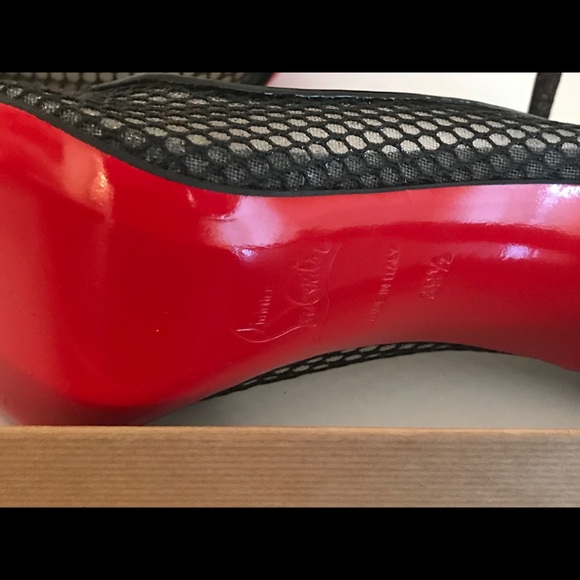 Christian Louboutin Follies lace 100mm fishnet - Picture 6 of 13